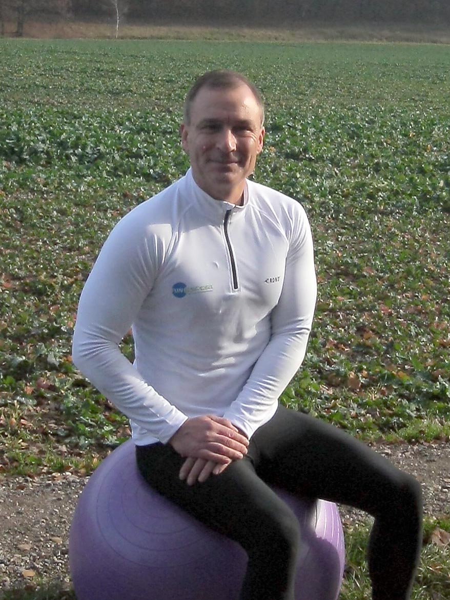 Michael Spiegler mit Ball Michael Spiegler mit Ball